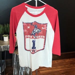 3/4 Sleeve Rodeo graphic Tee